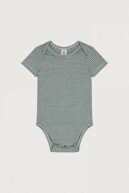 BABY ROMPER BLUE GREY | GRAY LABEL