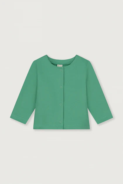 BABY CARDIGAN BRIGHT GREEN | GRAY LABEL