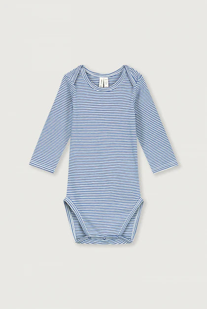 BABY ROMPER LANGE MOUW BLUE MOON | GRAY LABEL