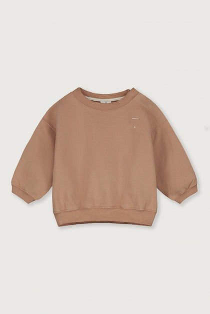 BABY DROPPED SHOULDER SWEATER BISCUIT | GRAY LABEL