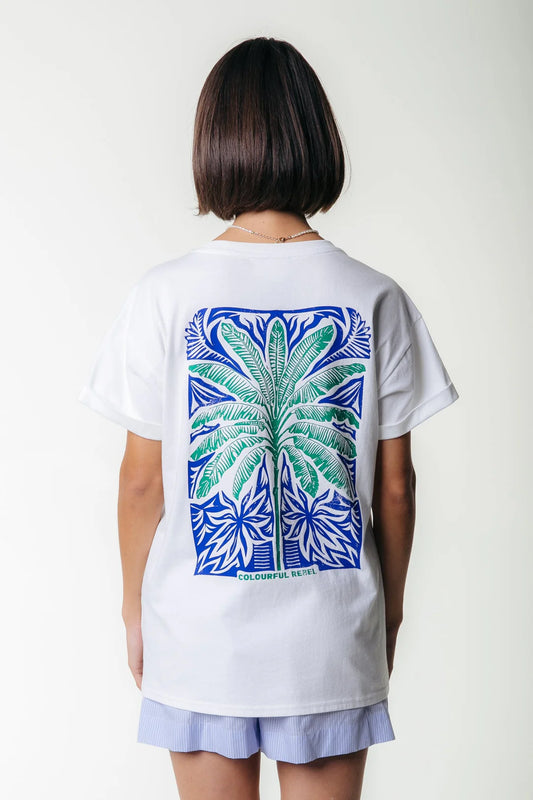 PALM SQUARE T-SHIRT | COLOURFUL REBEL