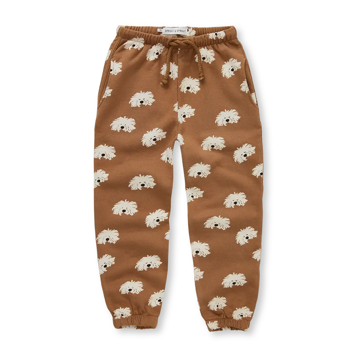 SWEATPANTS MOUSTACHE DOG PRINT | SPROET & SPROUT