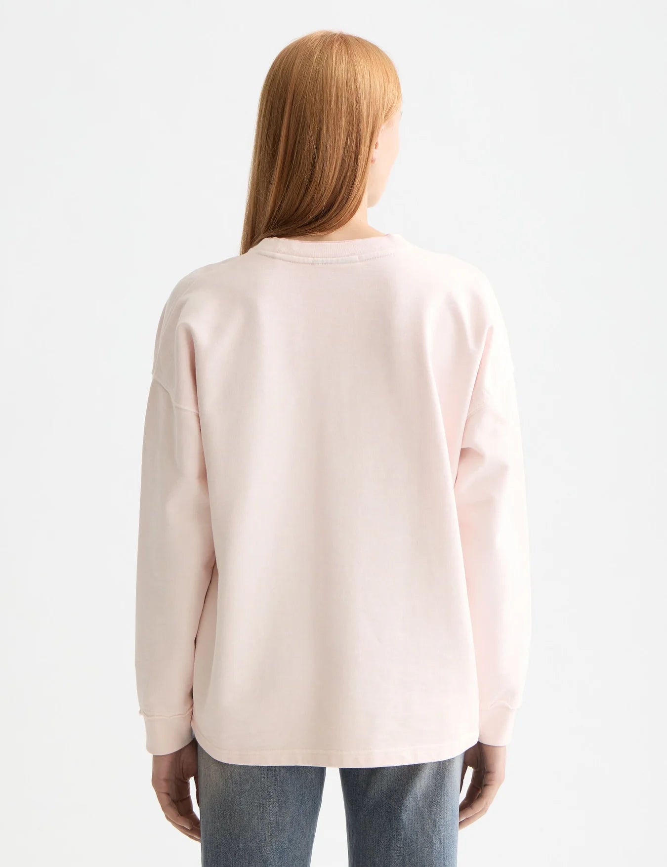 GARMENT DYE LOGO OVERSIZED SWEATSHIRT | SCOTCH & SODA