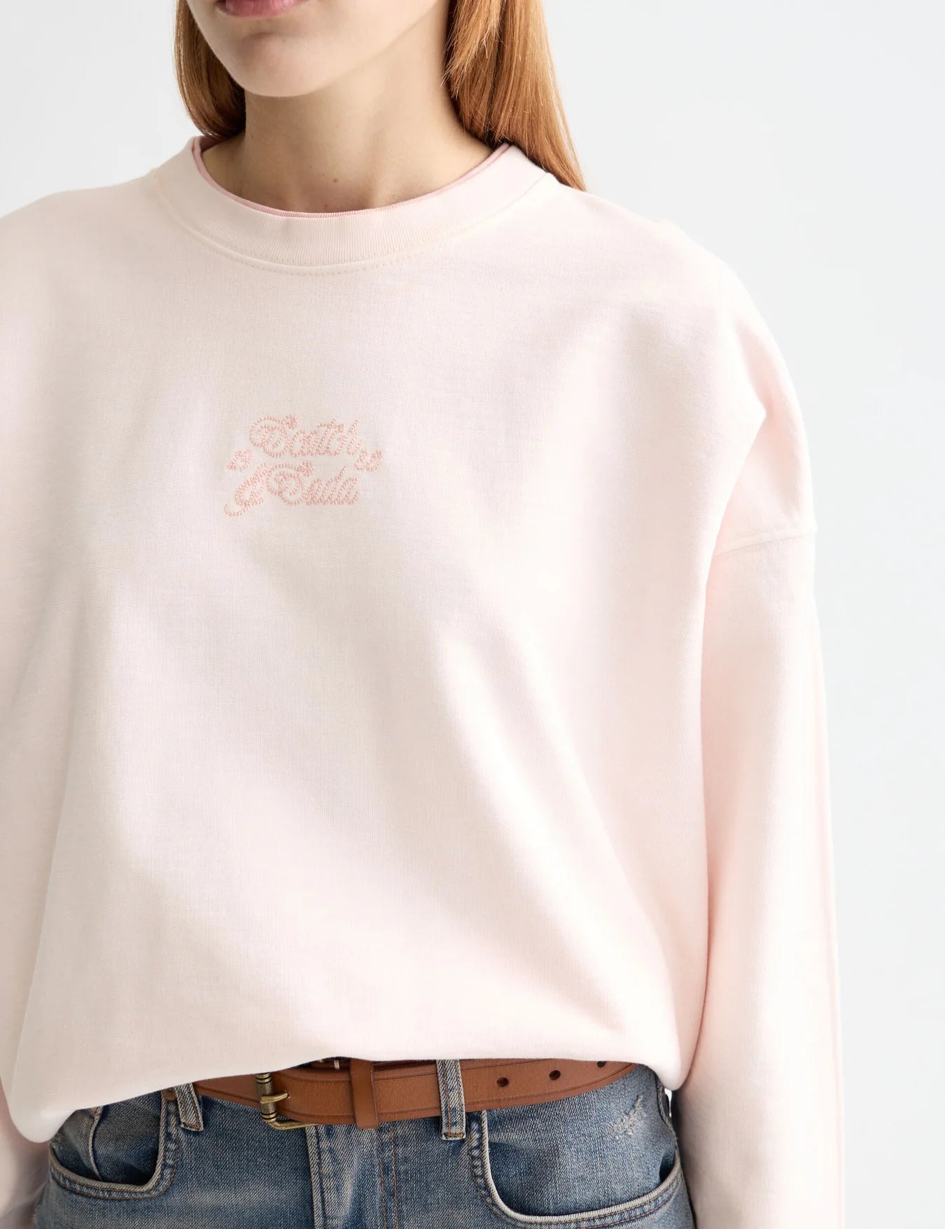 GARMENT DYE LOGO OVERSIZED SWEATSHIRT | SCOTCH & SODA