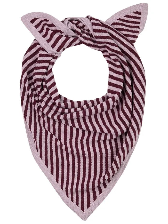 TRIANGLE SCARF STRIPED LAVENDER FROST | CATWALK JUNKIE
