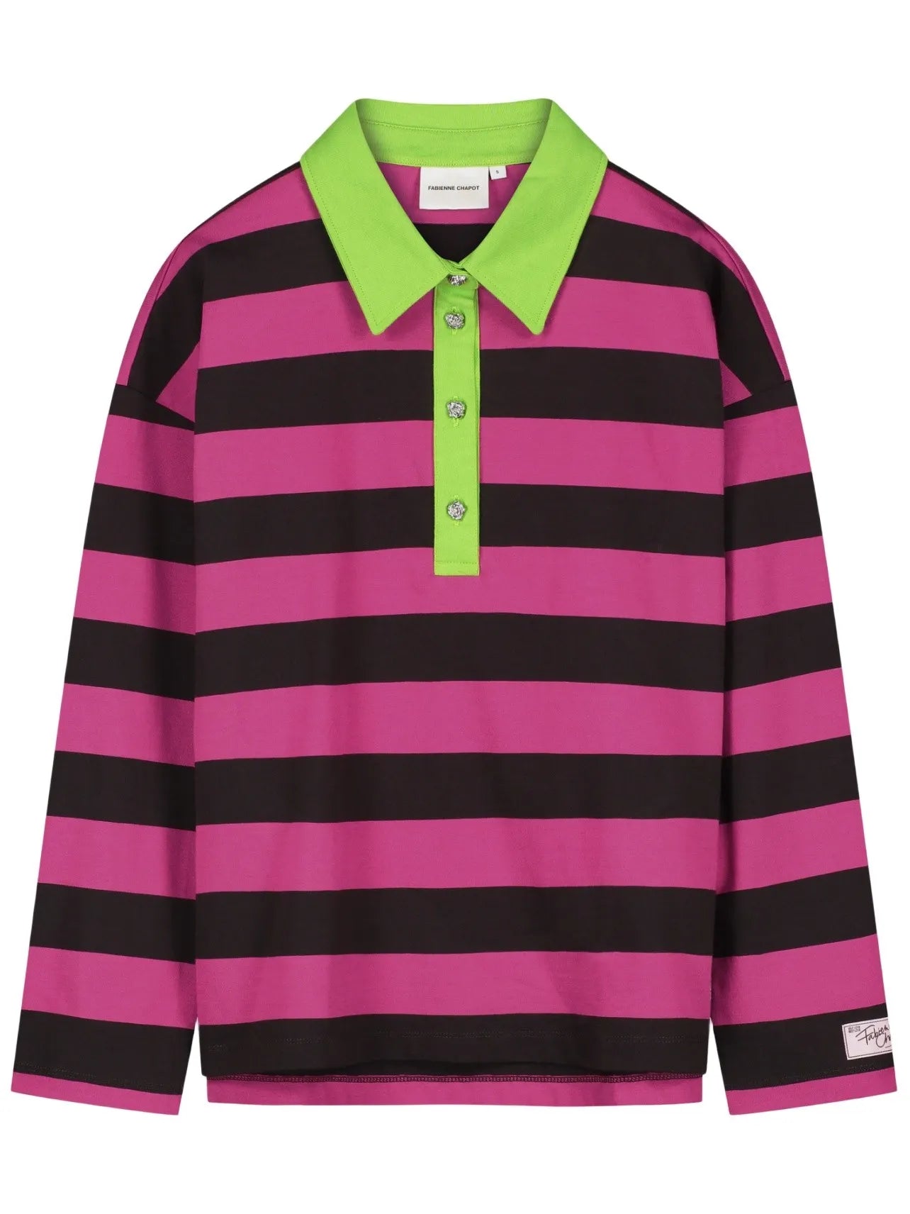 PAULA SWEATER COCOA FAB FUCHSIA | FABIENNE CHAPOT