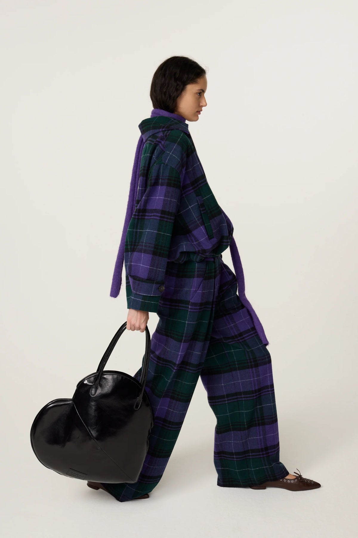 JAEL JACKET PURPLE GREEN | FABIENNE CHAPOT