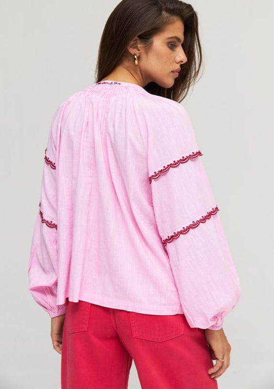 BLOUSE KADY PINK | HARPER & YVE