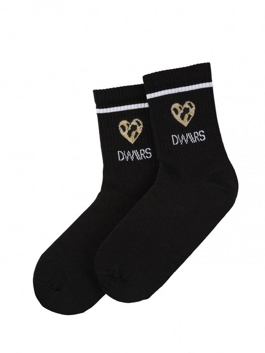 LYLA SOCKS LEOPARD BLACK | DWRS