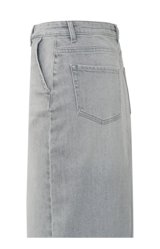 DENIM MAXI ROK GREY | YAYA