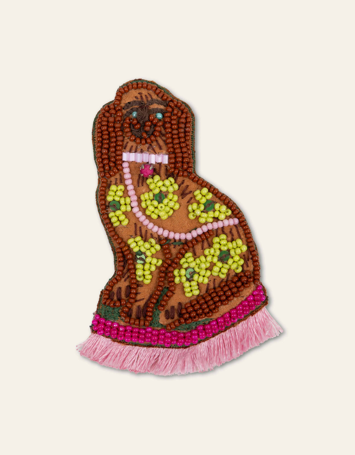 DOG BROOCH DEEP TEAL | OILILY