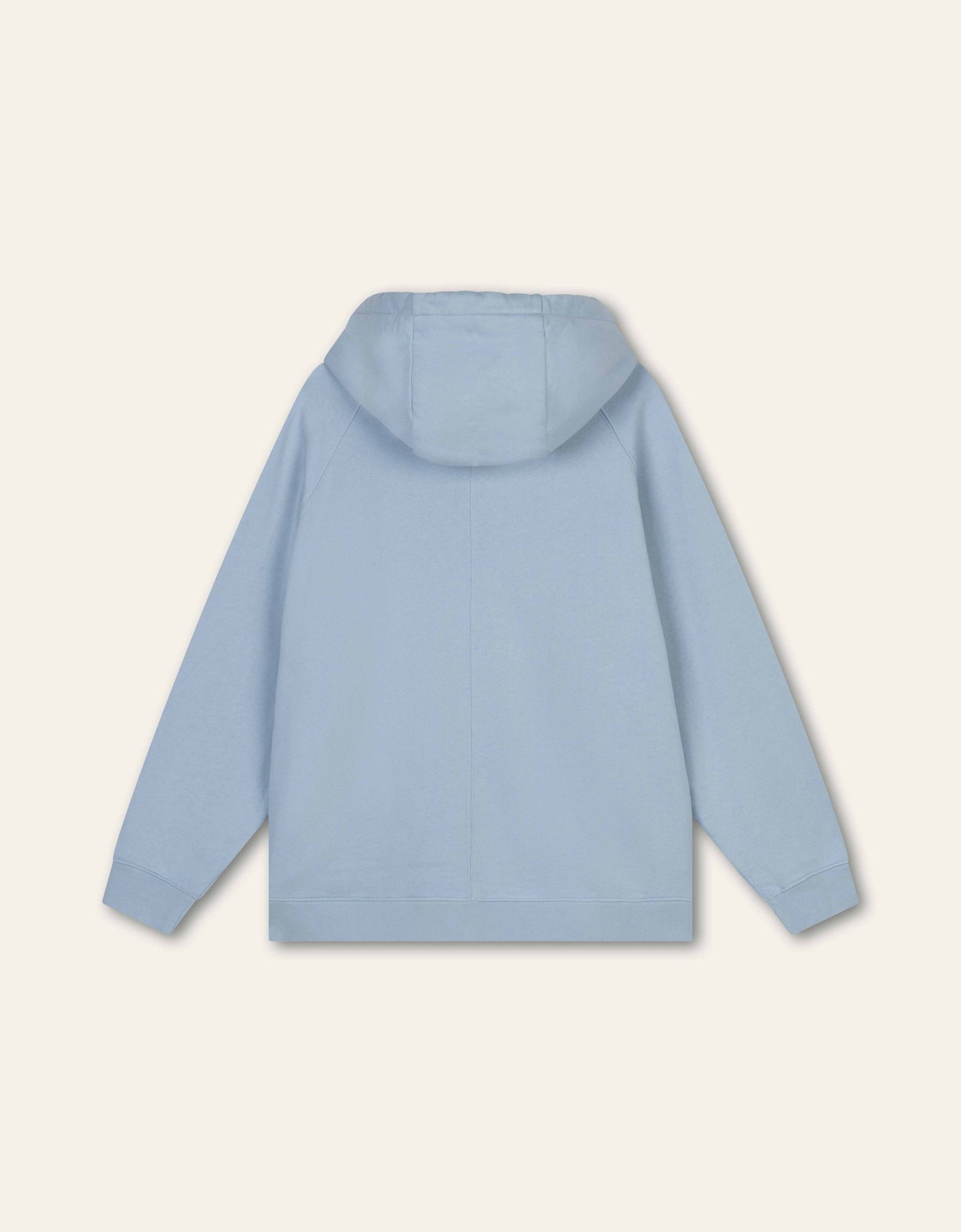HEAVENLY SWEAT L/S HOODED TOP BLUE FOG | OILILY