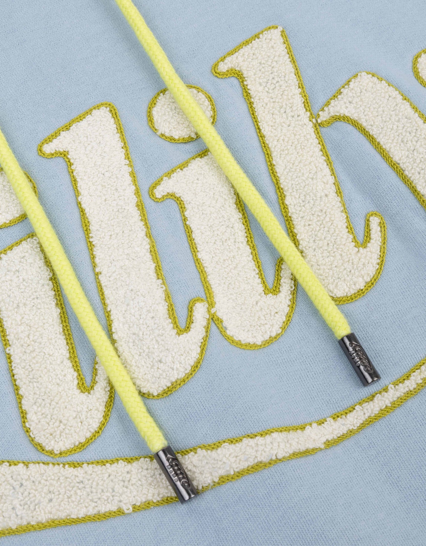 HEAVENLY SWEAT L/S HOODED TOP BLUE FOG | OILILY