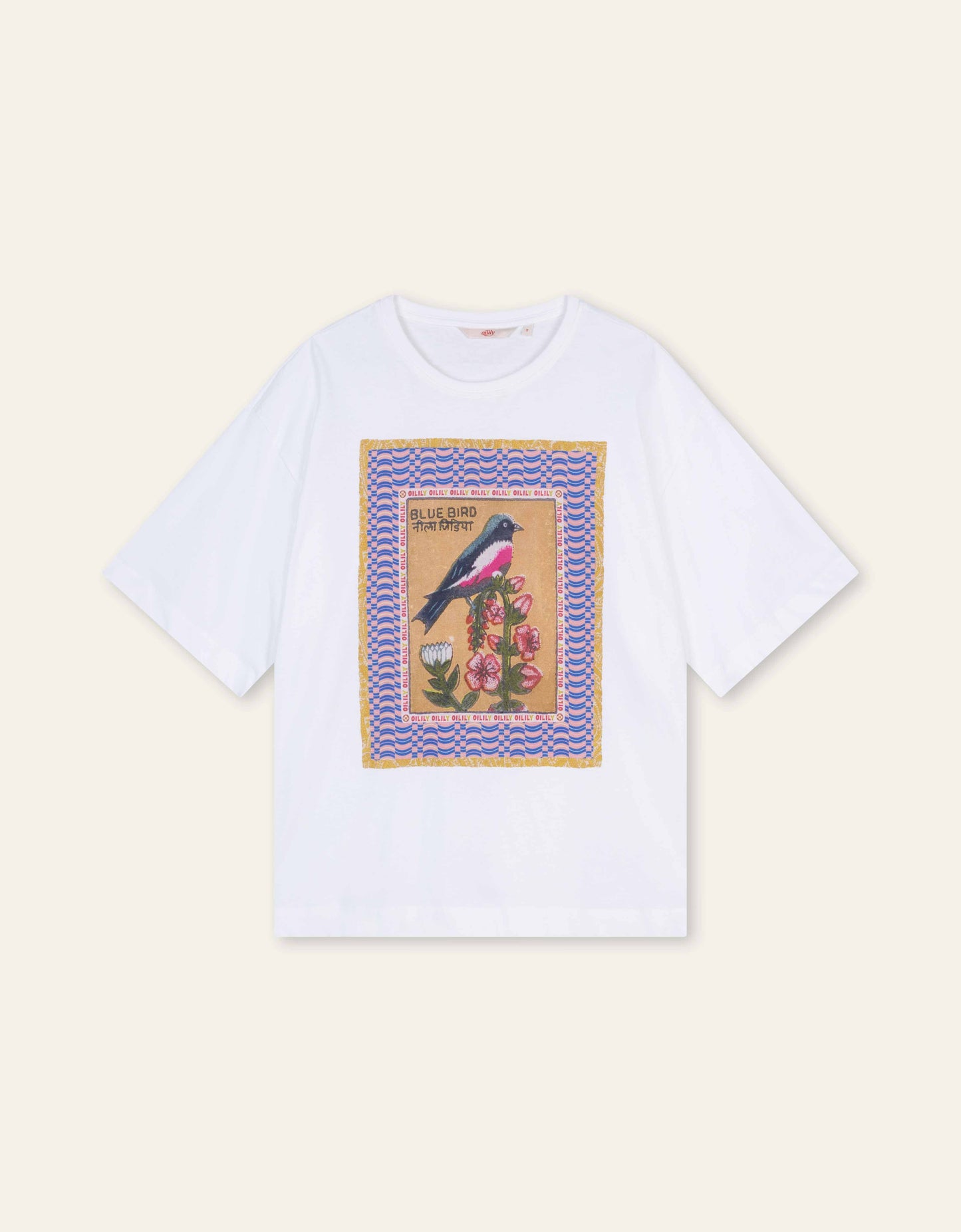 TERNI JERSEY CREW TOP WHITE | OILILY