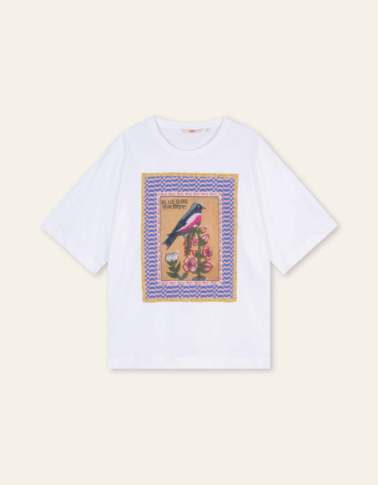 TERNI JERSEY CREW TOP WHITE | OILILY