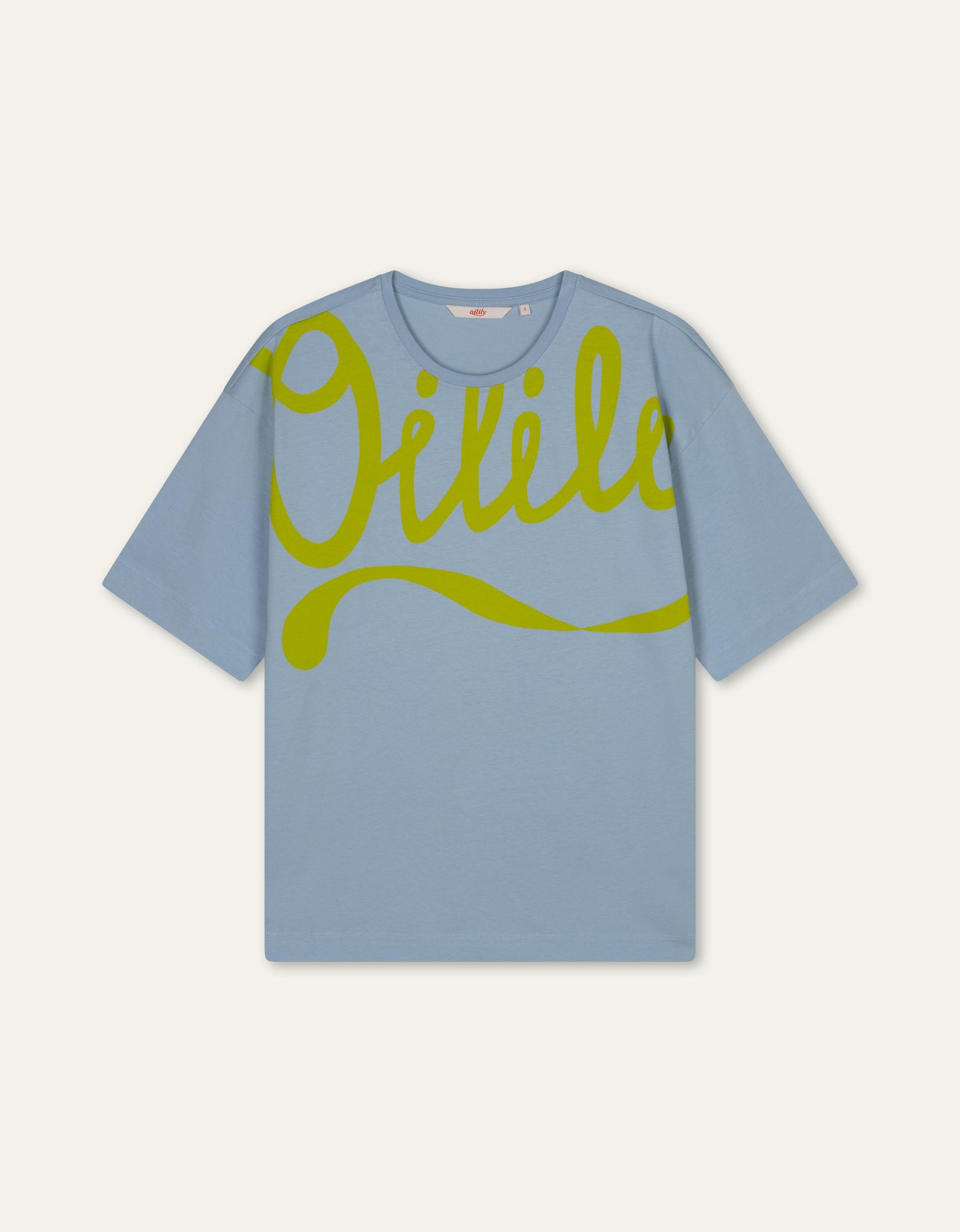 TERNI JERSEY CREW TOP BLUE FOG | OILILY