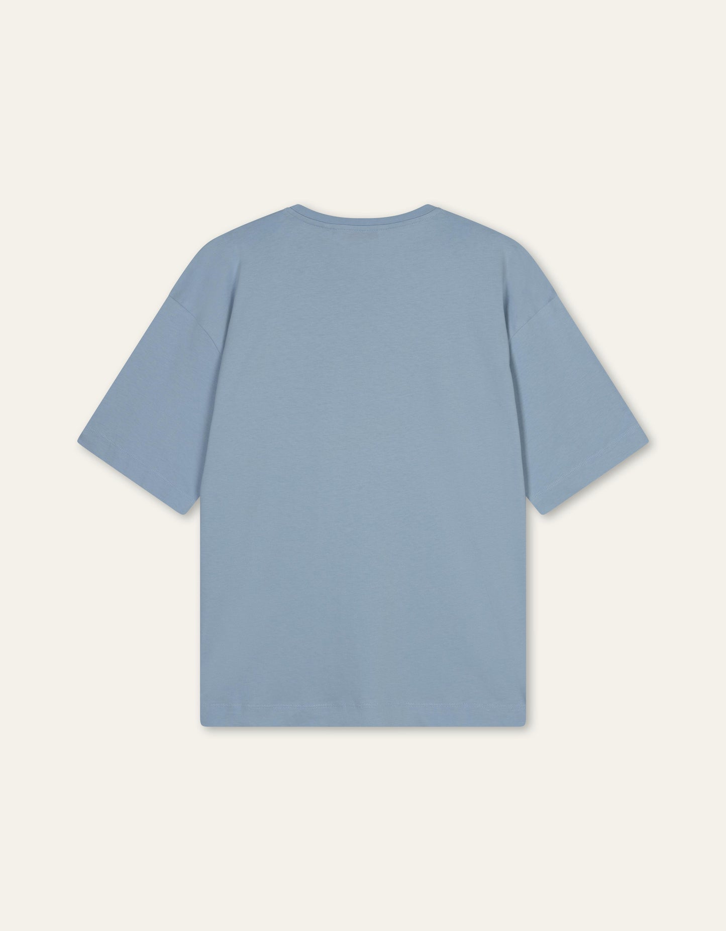 TERNI JERSEY CREW TOP BLUE FOG | OILILY