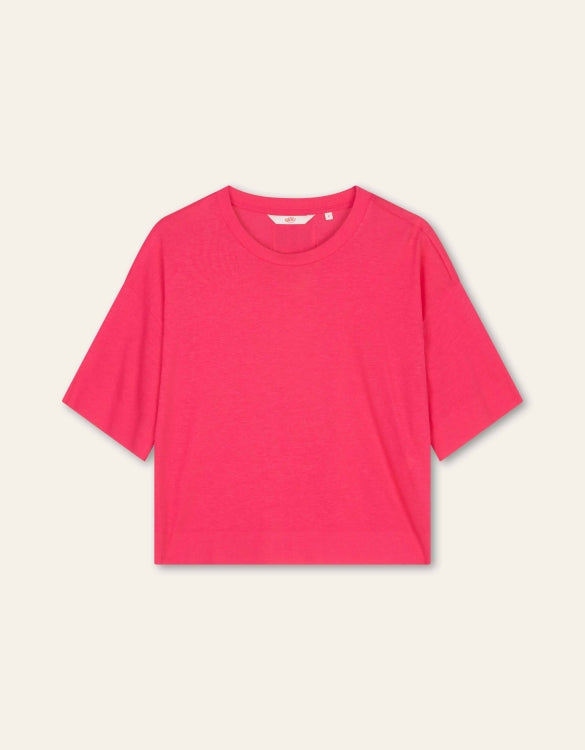 TITAN SHORT SLEEVED JERSEY CREW TOP RASBERRY SORBET  | OILILY