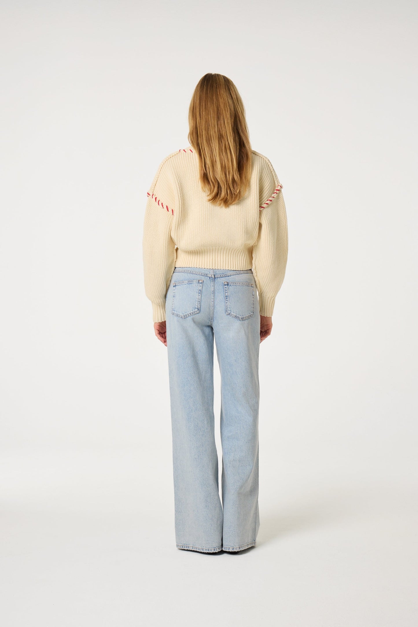 ALEX WIDE LEG JEANS FADED LIGHT BLUE | FABIENNE CHAPOT