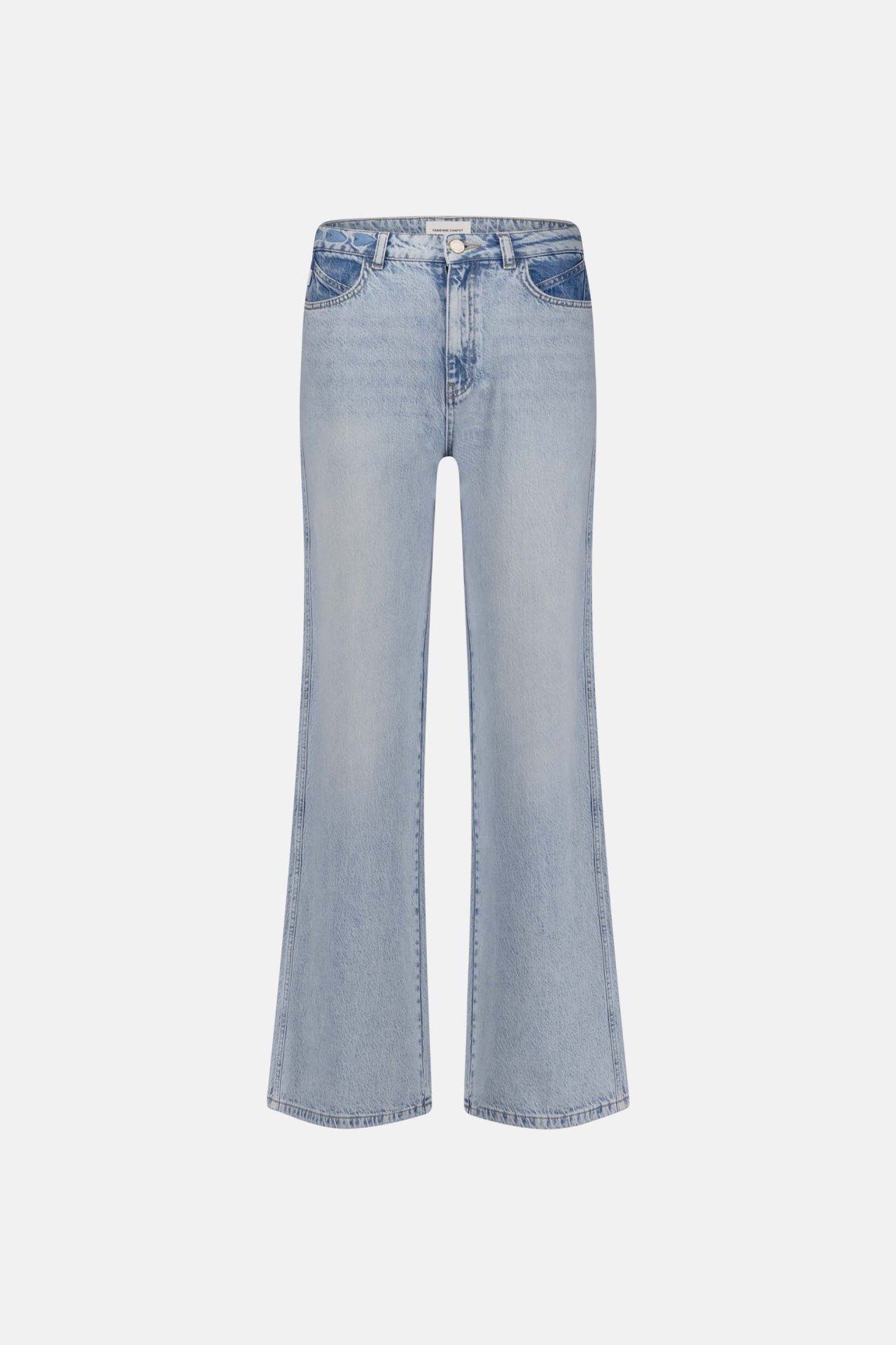 ALEX WIDE LEG JEANS FADED LIGHT BLUE | FABIENNE CHAPOT