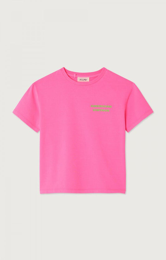 T-SHIRT FIZVALLEY NEONROZE | AMERICAN VINTAGE