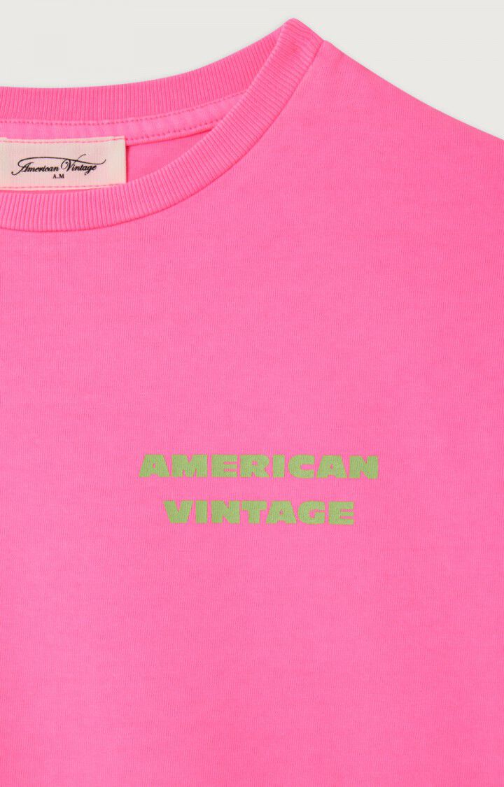 T-SHIRT FIZVALLEY NEONROZE | AMERICAN VINTAGE