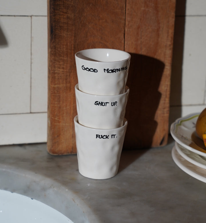 FUCK IT COFFEE CUP | ANNA + NINA