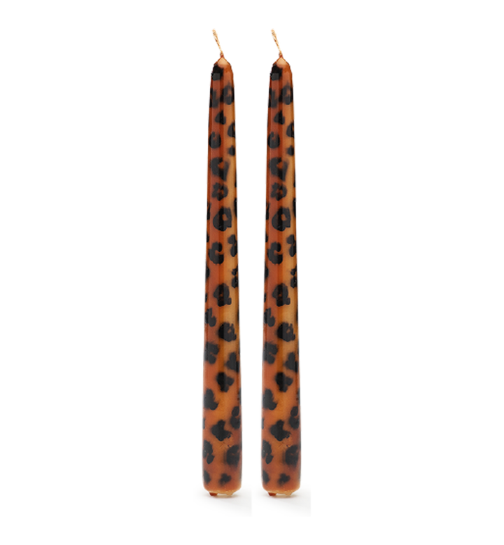 LEOPARD CANDLE SET VAN 2 | ANNA + NINA