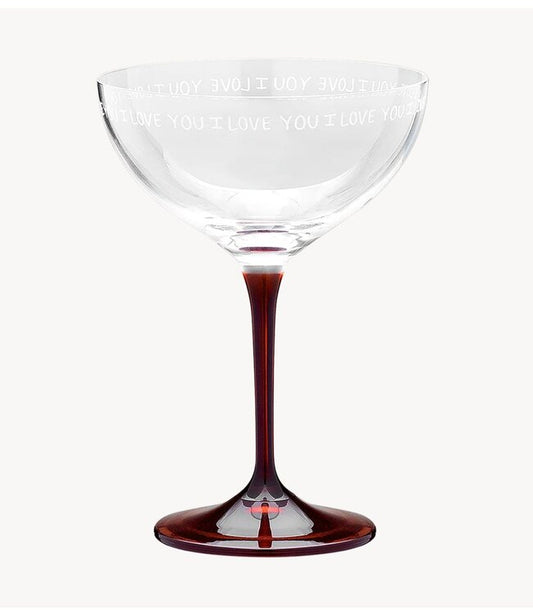 CHAMPAGNEGLAS I LOVE YOU | ANNA + NINA