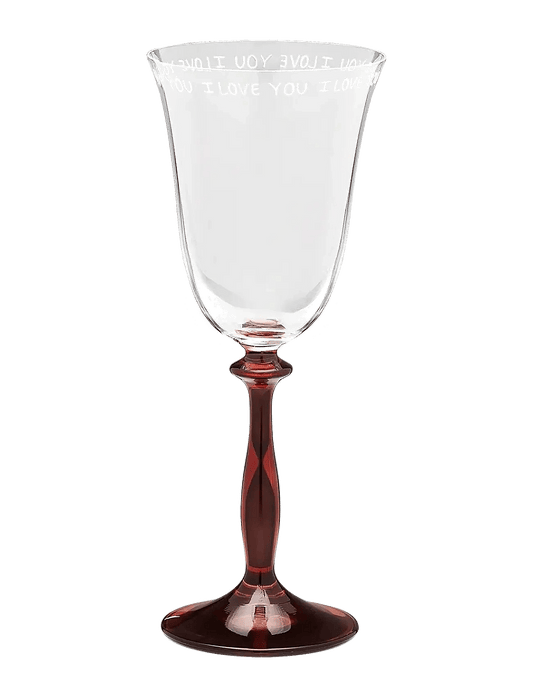 I LOVE YOU WINE GLASS LOVE | ANNA + NINA