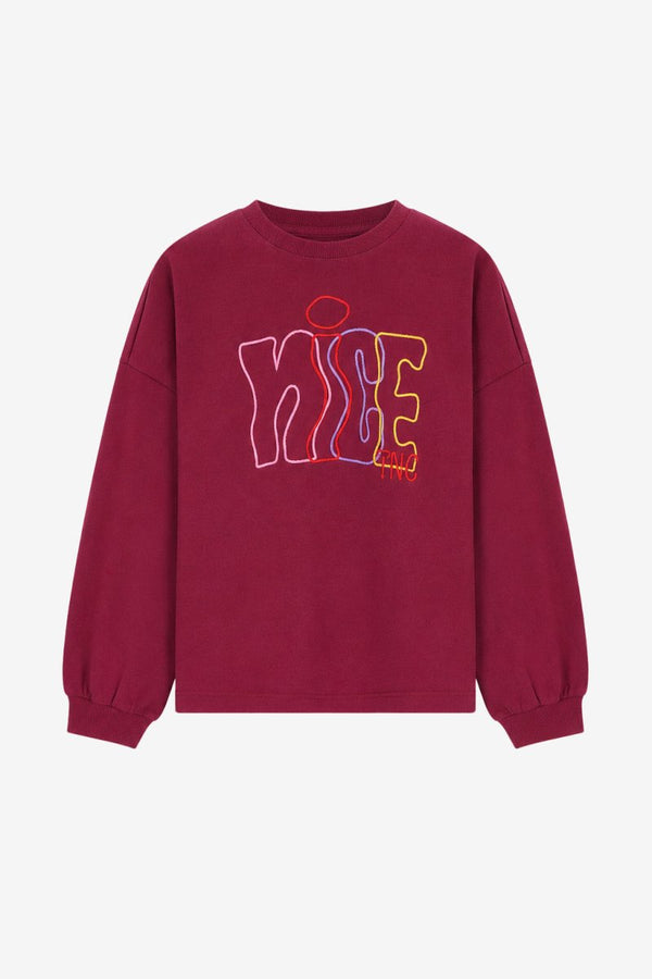 MATTIE LONGSLEEVE BORDEAUX