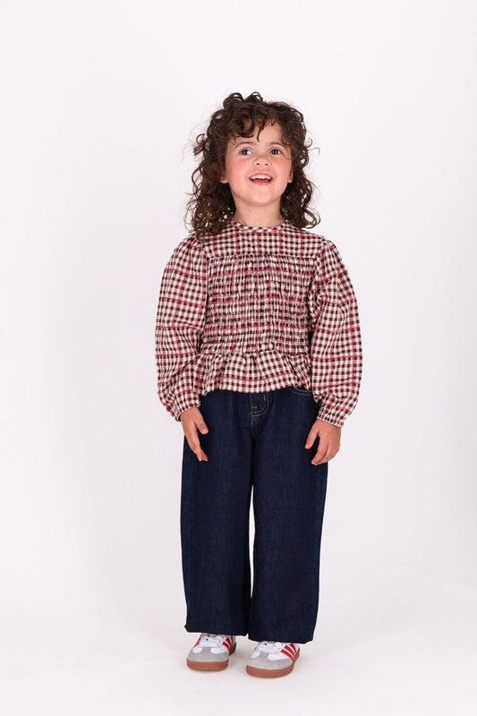 IZZY BLOUSE BORDEAUX   THE NEW CHAPTER
