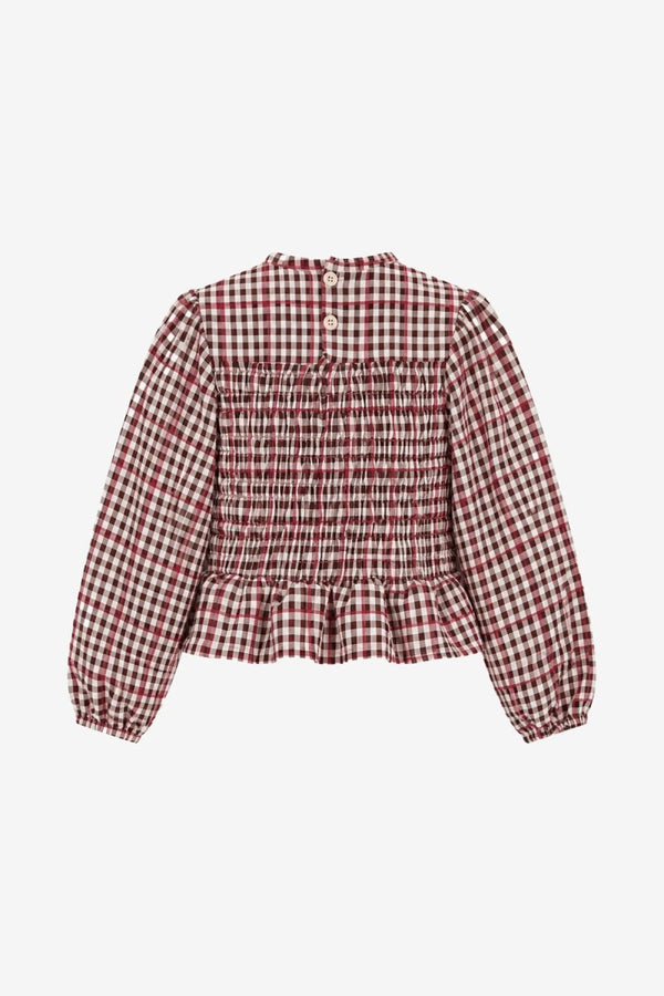 IZZY BLOUSE BORDEAUX   THE NEW CHAPTER