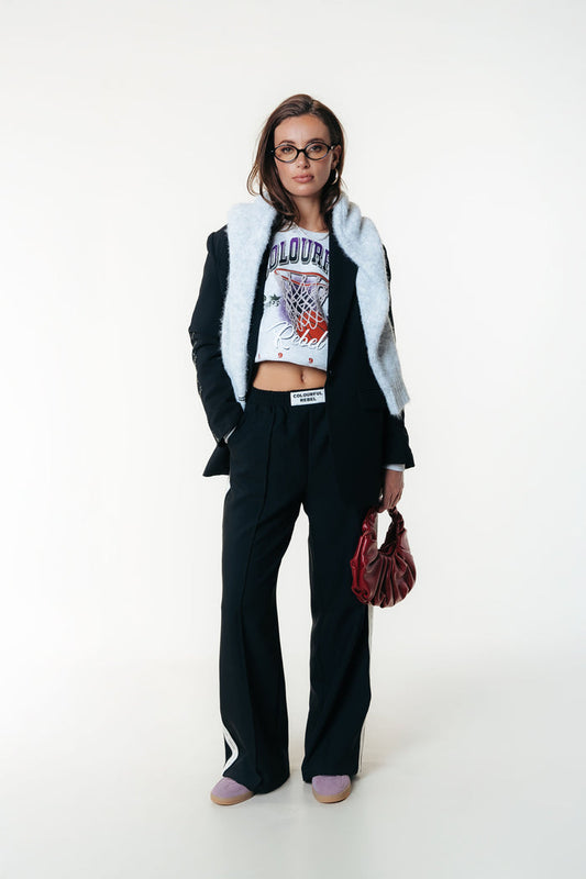 VELLA SPORT PANTS BLACK | COLOURFUL REBEL