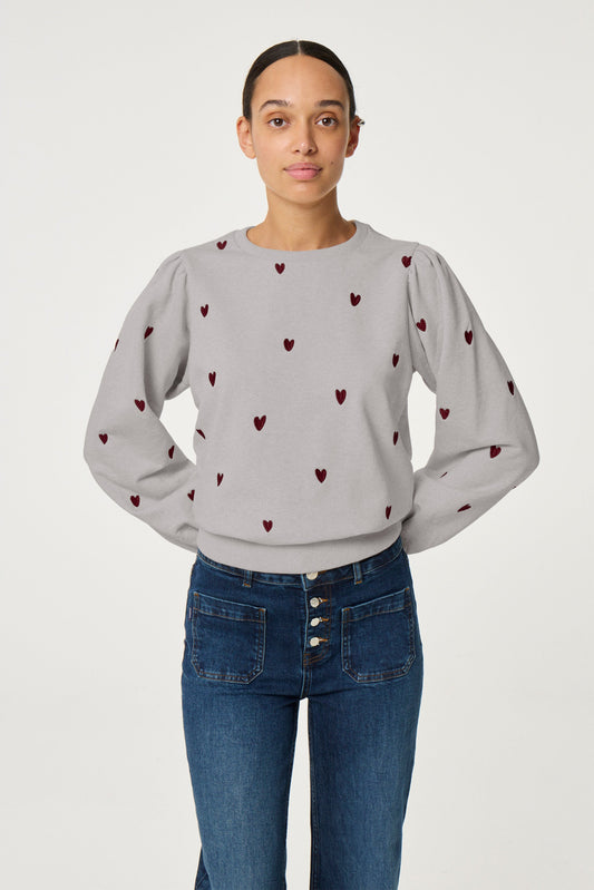 DINA SWEATER GREY MELANGE | FABIENNE CHAPOT