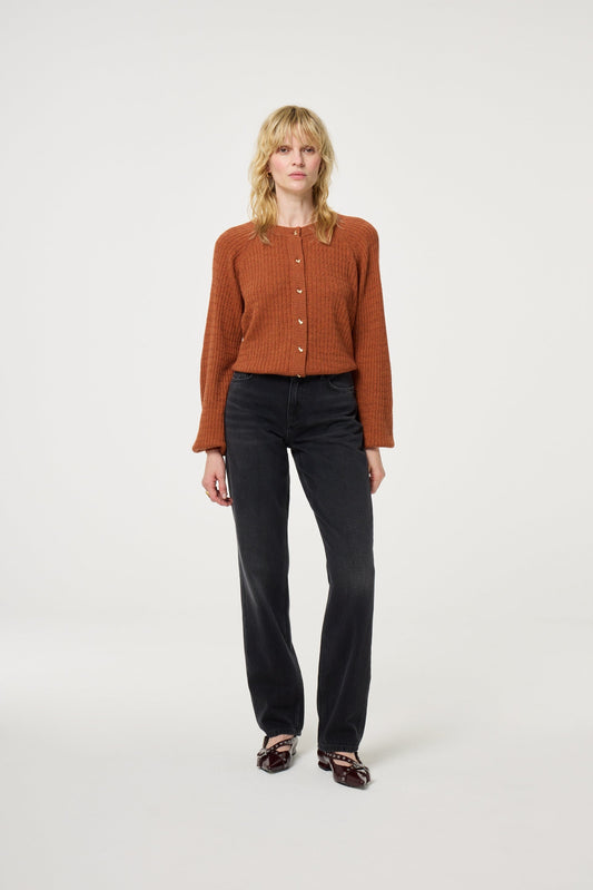 MARIE STRAIGHT LEG JEANS BLACK | FABIENNE CHAPOT