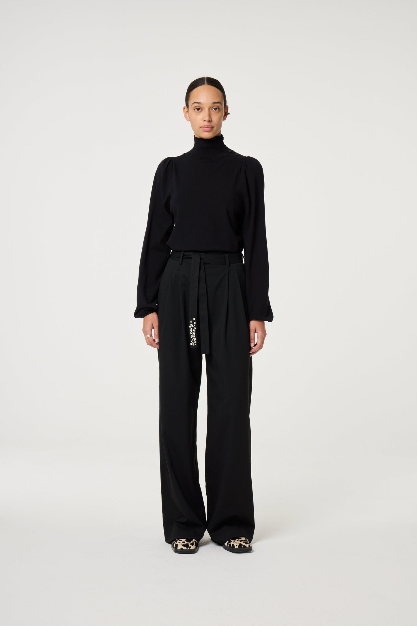 MOLLY PULLOVER BLACK | FABIENNE CHAPOT
