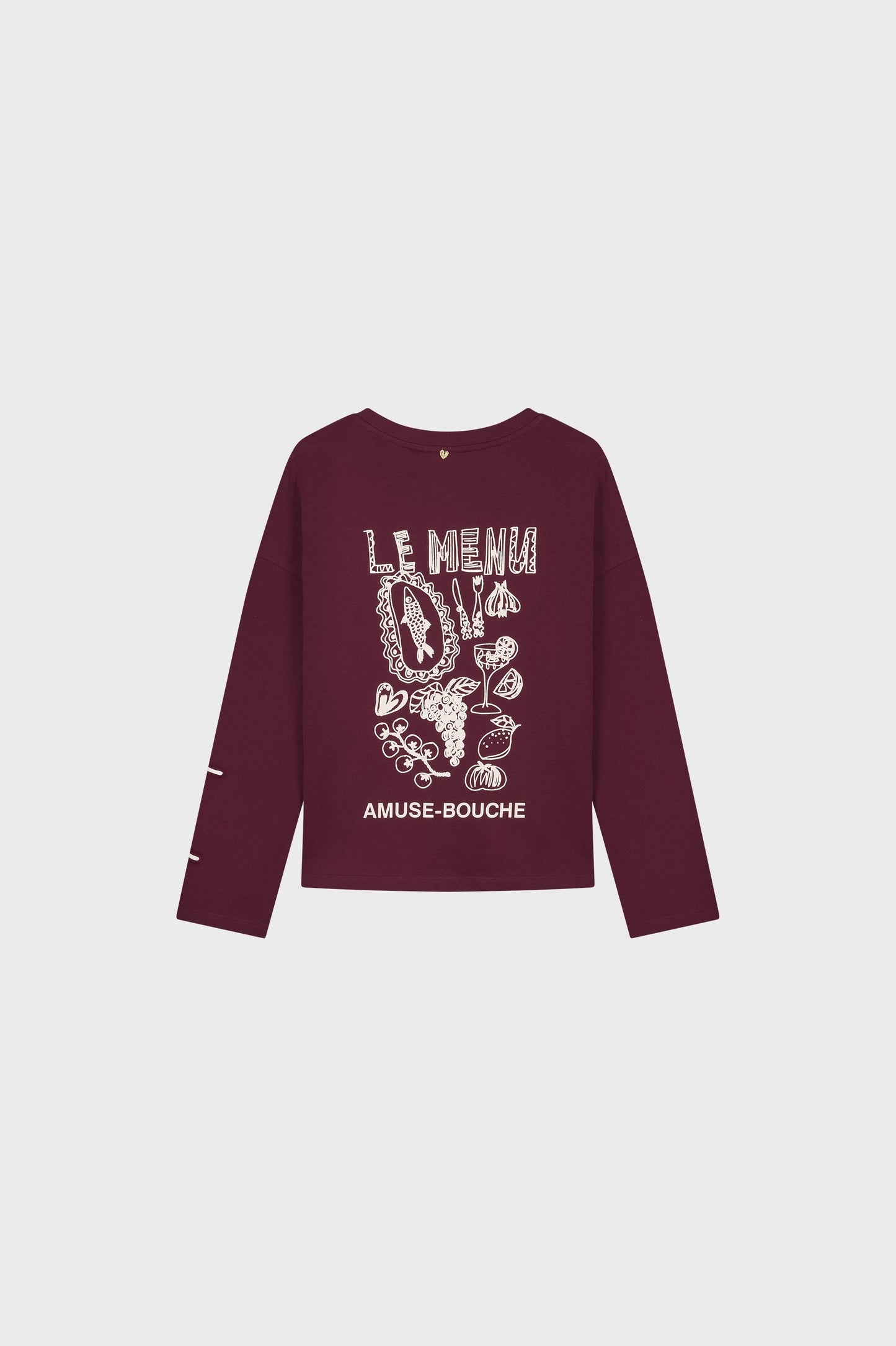 PHILEINE T-SHIRT BURGUNDY | FABIENNE CHAPOT