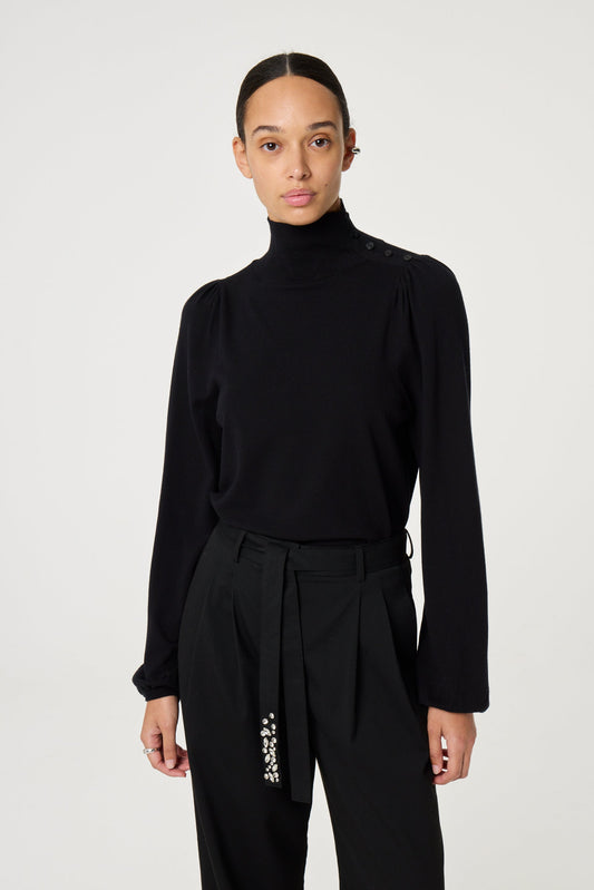 MOLLY PULLOVER BLACK | FABIENNE CHAPOT
