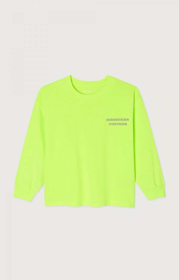 KINDER T-SHIRT FIZVALLEY FLUO MIMOSA | AMERICAN VINTAGE