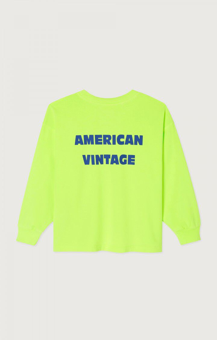 KINDER T-SHIRT FIZVALLEY FLUO MIMOSA | AMERICAN VINTAGE