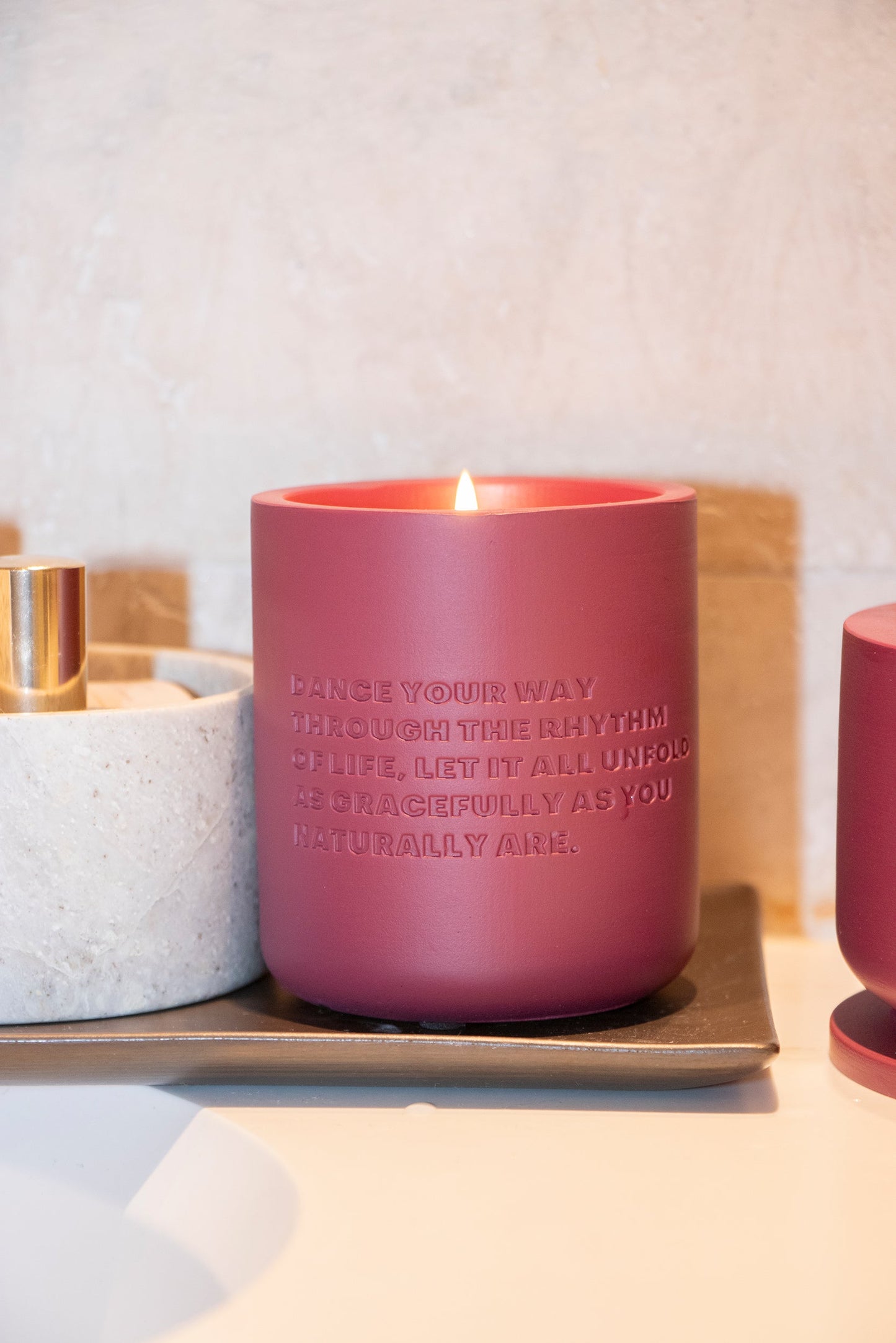 CEMENTED CANDLE 170GR STUDIO DANCE YOUR WAY | THE GIFT LABEL