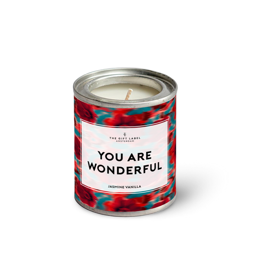 CANDLETIN 90 GR YOU ARE WONDERFUL | THE GIFT LABEL
