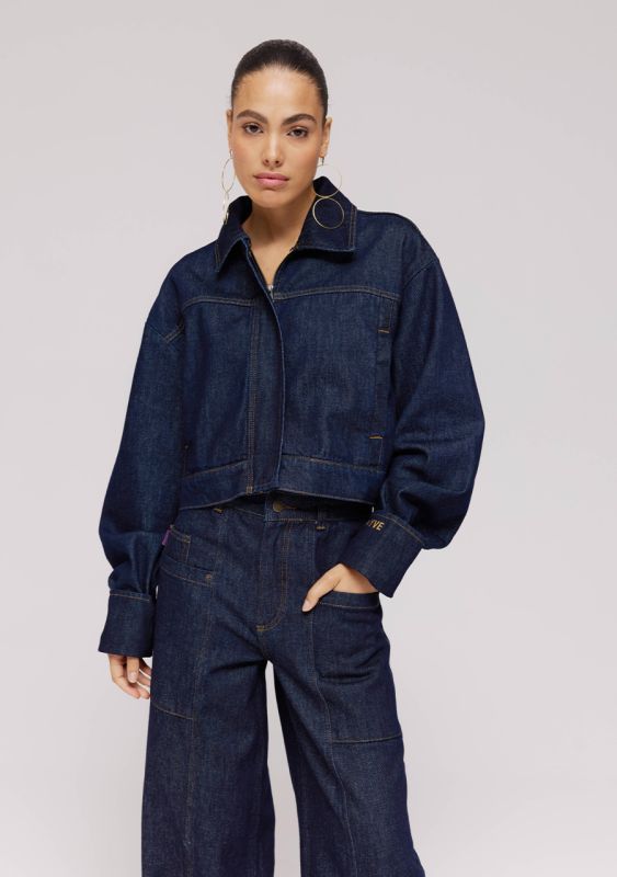 JACKET FIONA DARK BLUE | HARPER & YVE