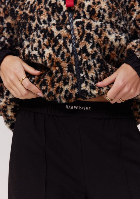 BROEK DORA ZWART AW25 | HARPER & YVE