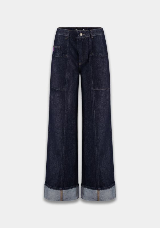 JEANS MADELYNN DARK BLUE | HARPER & YVE