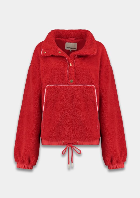 DAGMAR SWEATER POPPY RED | HARPER & YVE