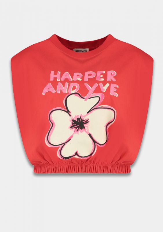 MUSCLE TOP BITTERSWEET RED | HARPER & YVE