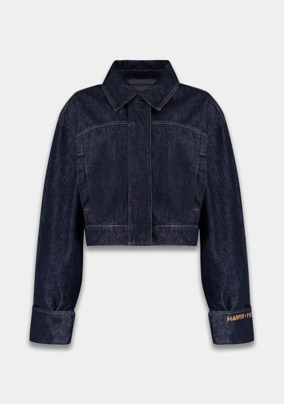 JACKET FIONA DARK BLUE | HARPER & YVE