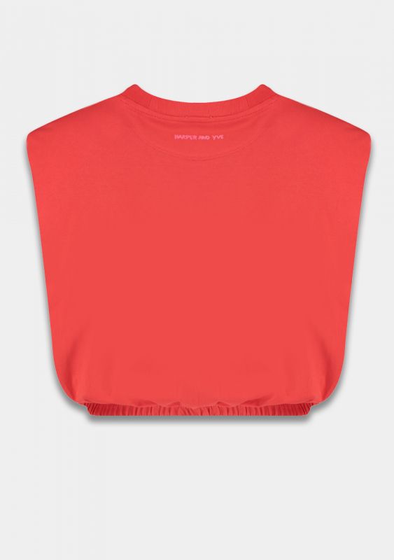 MUSCLE TOP BITTERSWEET RED | HARPER & YVE